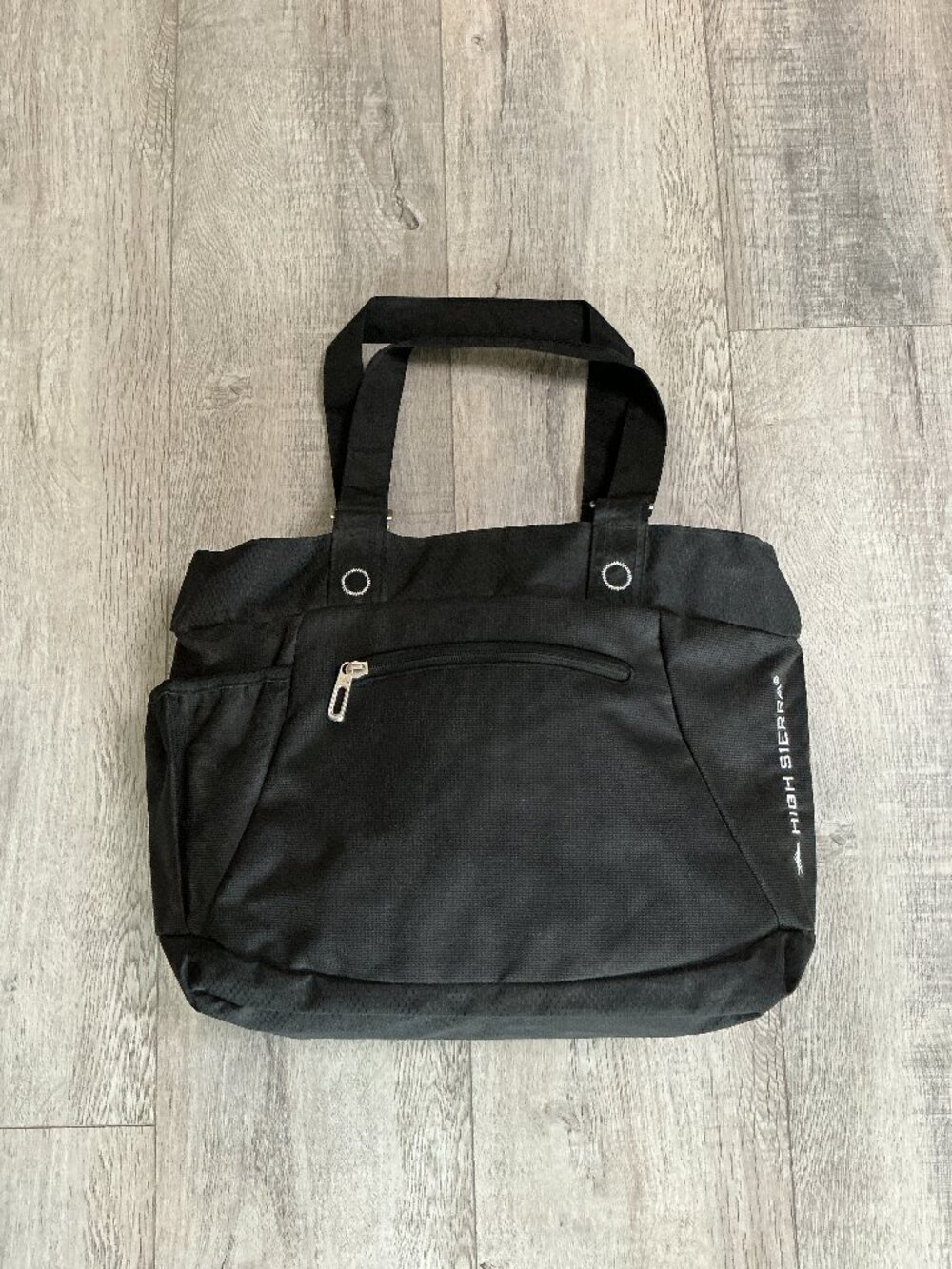 High Sierra Black Laptop Carryall Tote Work Office Travel Computer Bag